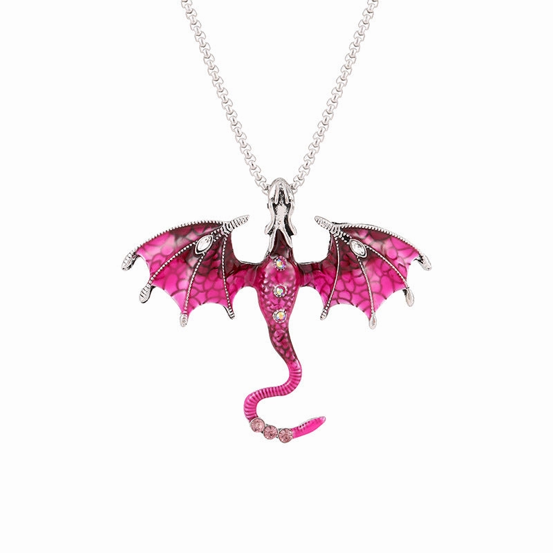 Wholesale  Retro Cartoon Pendant Diamond Necklace