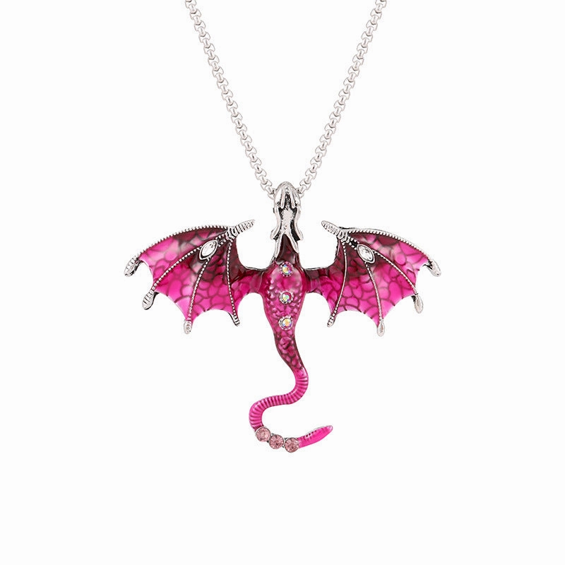 Wholesale  Retro Cartoon Pendant Diamond Necklace