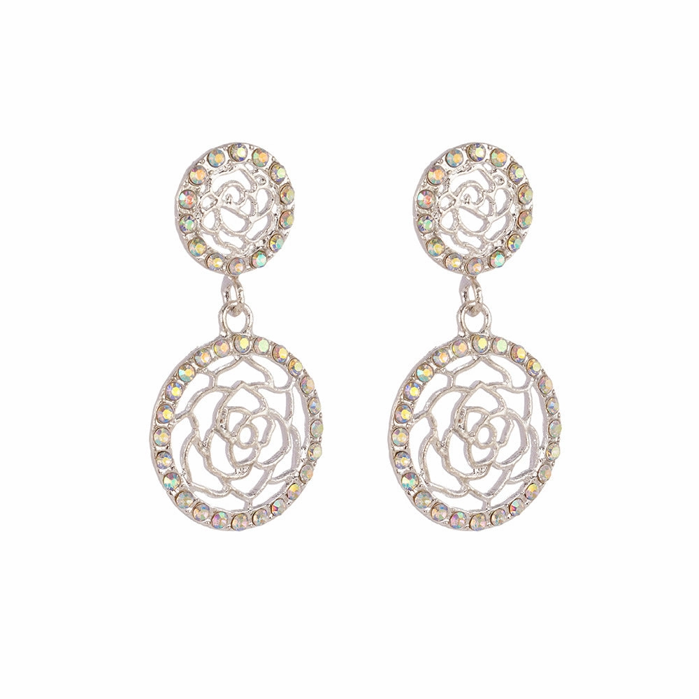 Wholesale Retro fashion hollow earrings