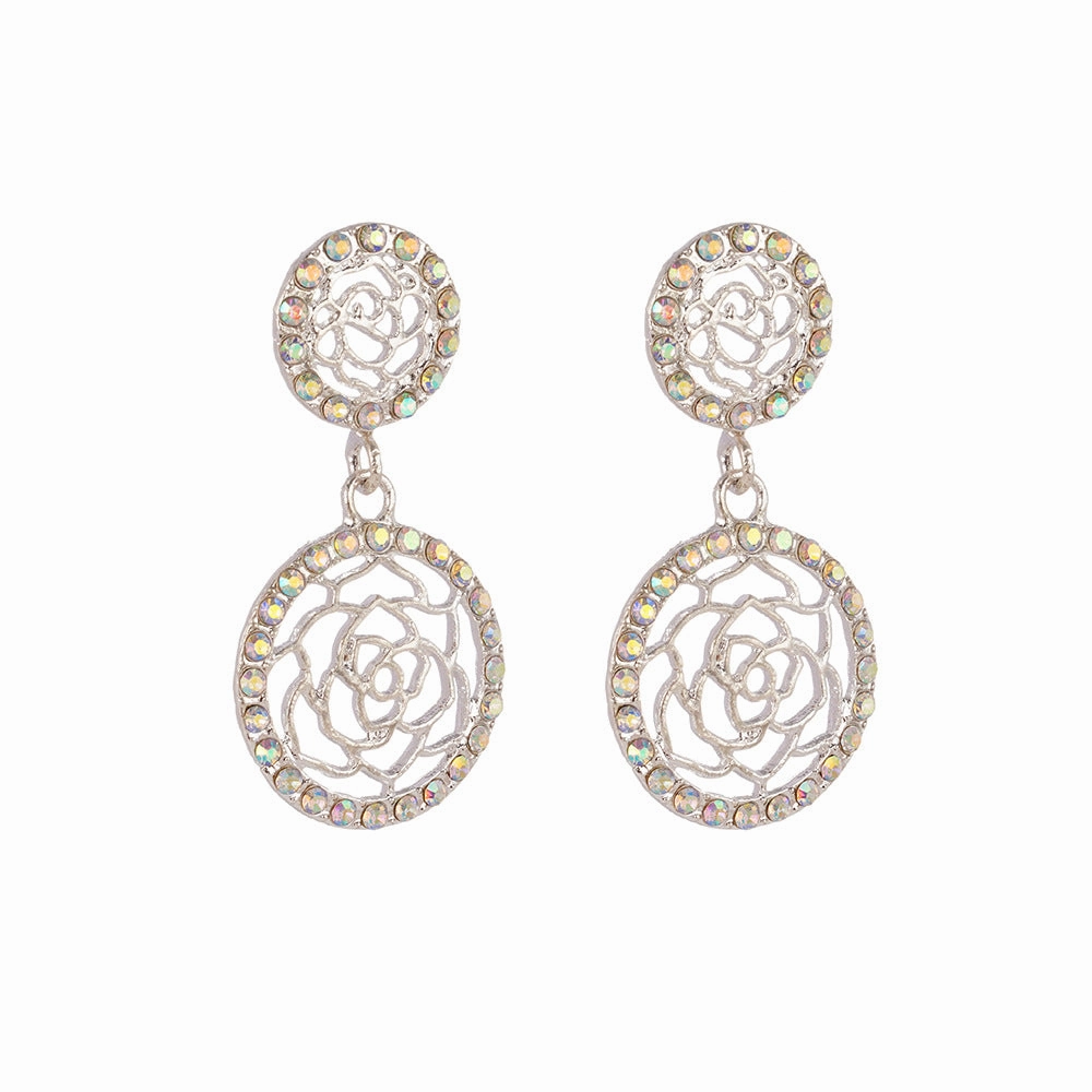 Wholesale Retro fashion hollow earrings
