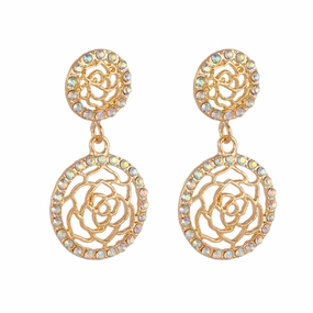 Wholesale Retro fashion hollow earrings
