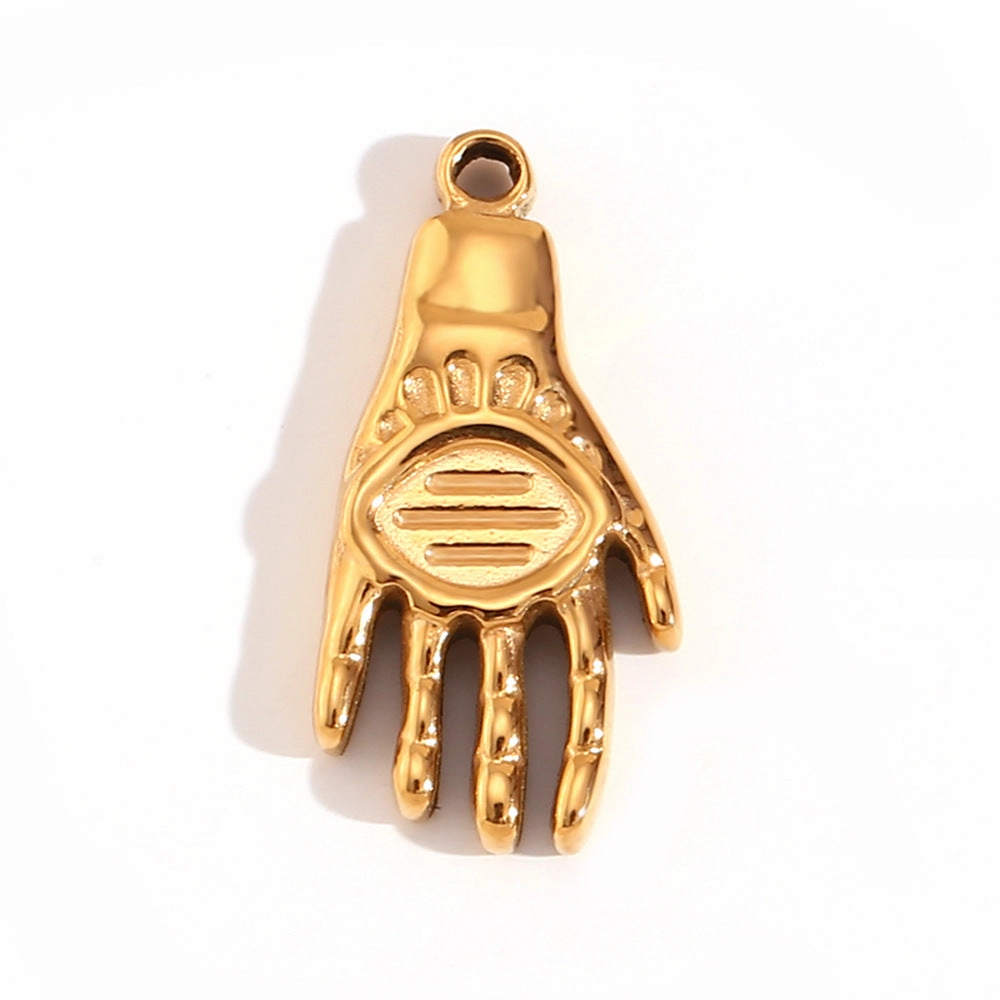 Wholesale Retro Geometric Stainless Steel 18K Gold Plated DIY Jewelry Accessories