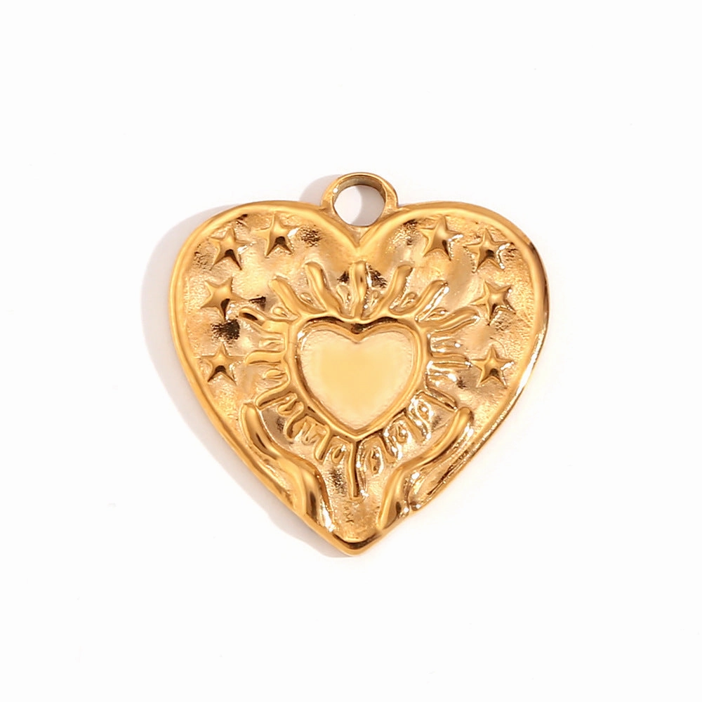 Wholesale Retro Geometric Stainless Steel 18K Gold Plated DIY Jewelry Accessories
