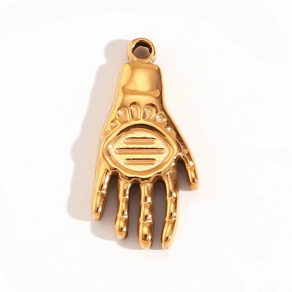 Wholesale Retro Geometric Stainless Steel 18K Gold Plated DIY Jewelry Accessories