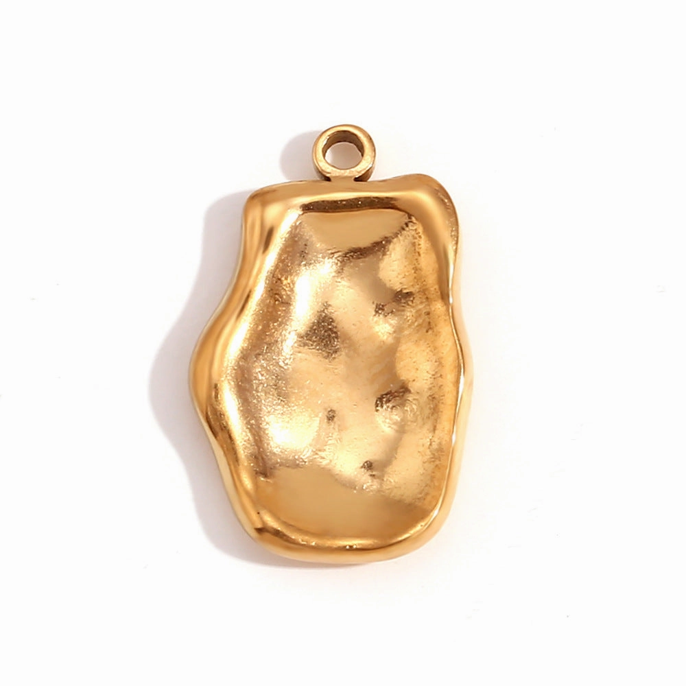 Wholesale Retro Geometric Stainless Steel 18K Gold Plated DIY Jewelry Accessories