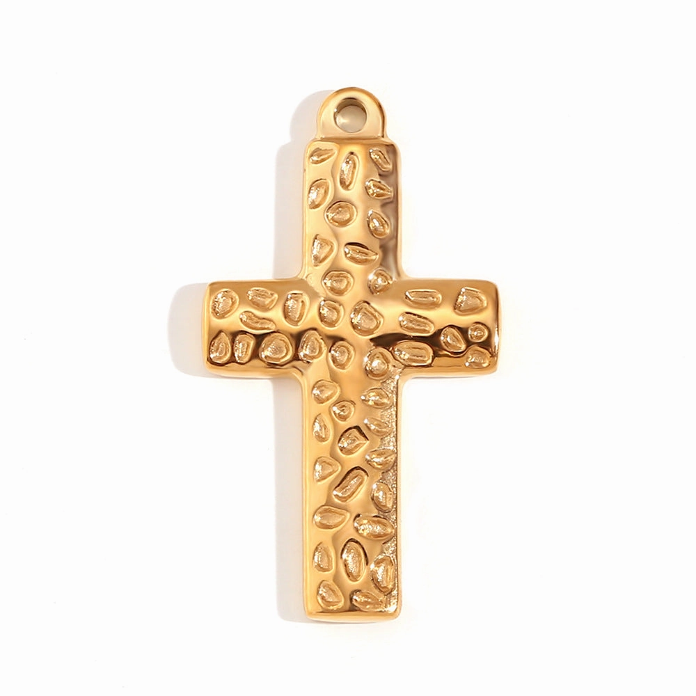 Wholesale Retro Geometric Stainless Steel 18K Gold Plated DIY Jewelry Accessories