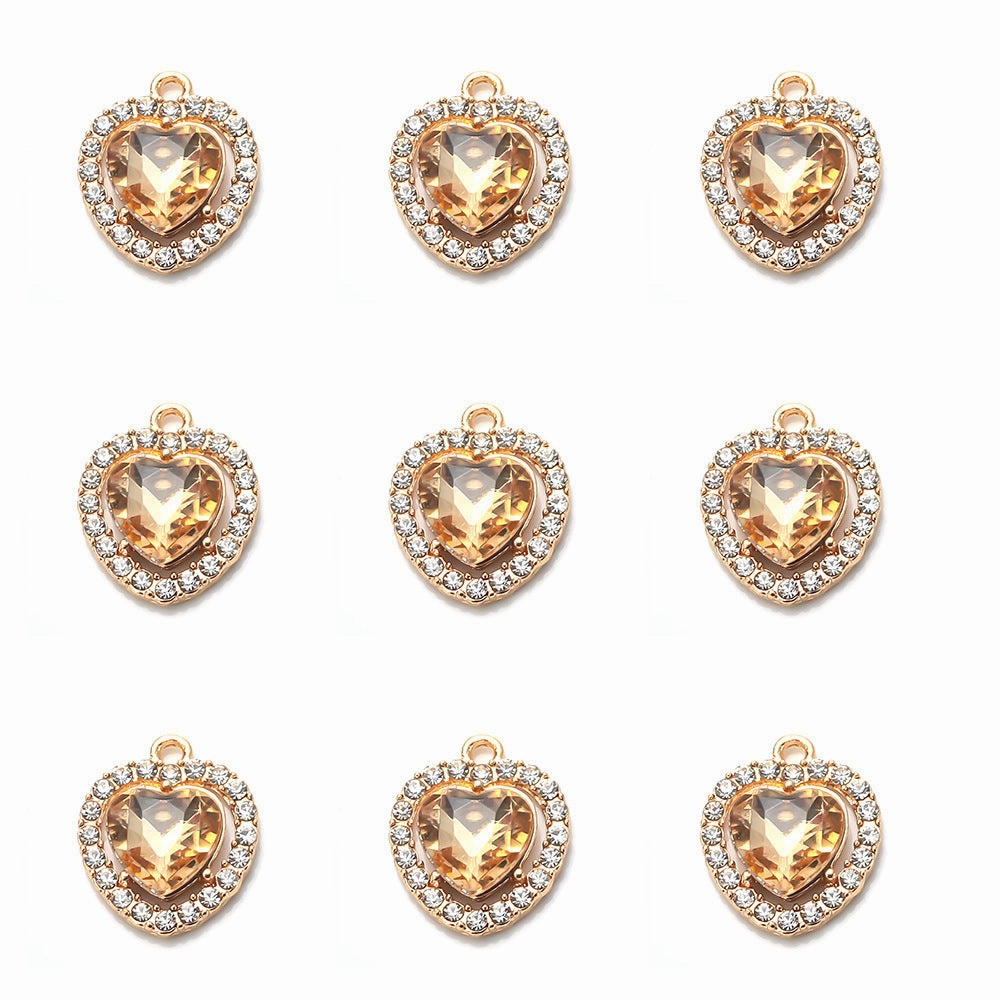 Wholesale Rhinestone Alloy Love Necklace Bracelet Pendant