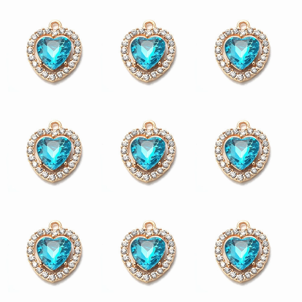 Wholesale Rhinestone Alloy Love Necklace Bracelet Pendant