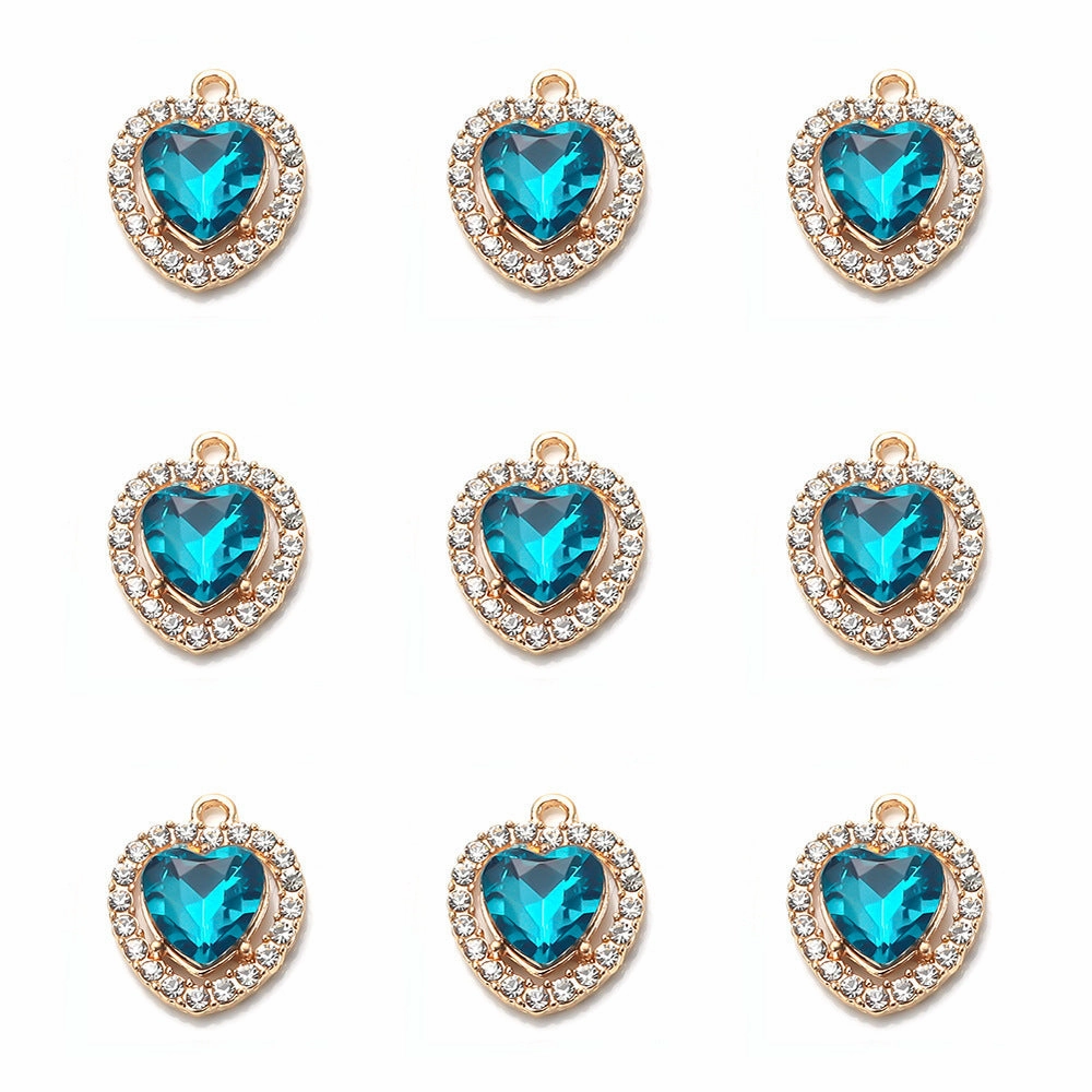 Wholesale Rhinestone Alloy Love Necklace Bracelet Pendant