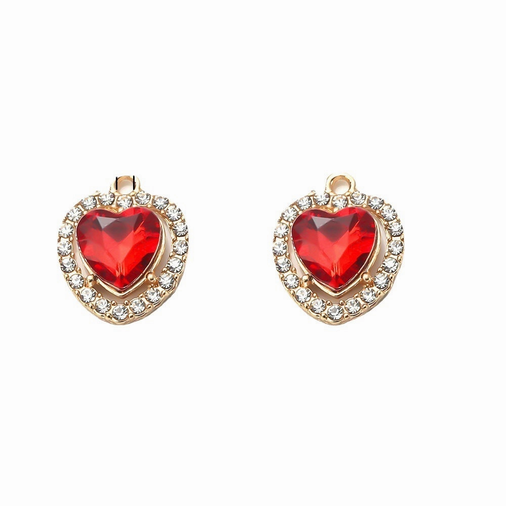 Wholesale Rhinestone Alloy Love Necklace Bracelet Pendant