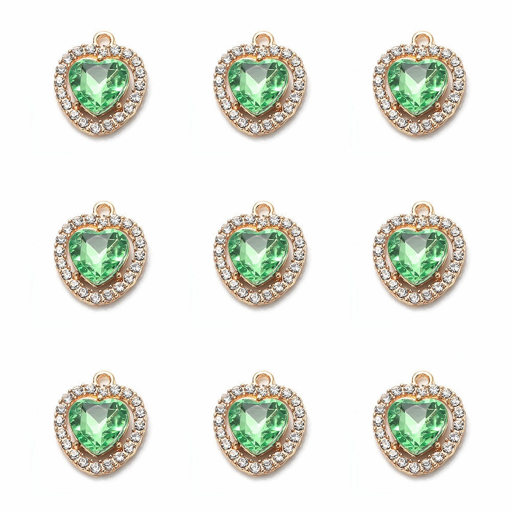 Wholesale Rhinestone Alloy Love Necklace Bracelet Pendant
