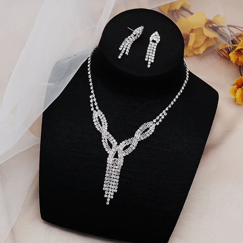 Wholesale Rhinestone Tassels Full of Claw Chains Clavicle Chains