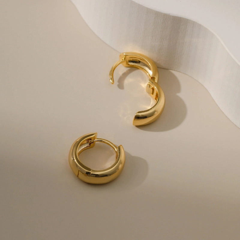 Wholesale Ring Copper Plated 18K Gold Earrings