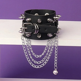 Wholesale Rivet Punk Style Multi-chain Bracelet