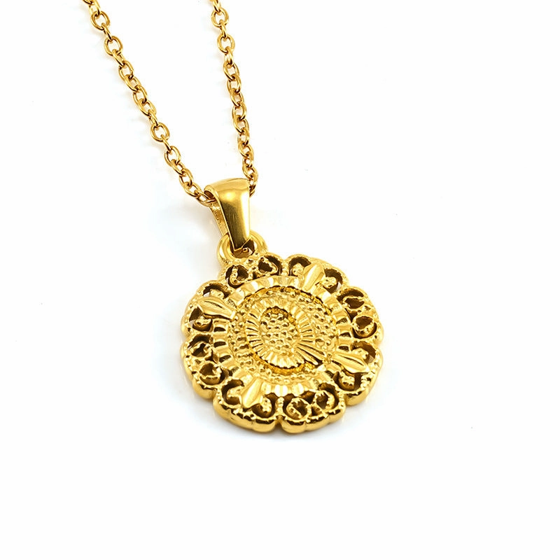 Wholesale Round 26 letter necklace pendant clavicle chain