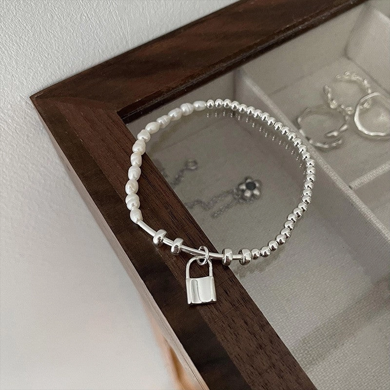 Wholesale S925 Silver Color Smiley Face Ball Bead Bracelet