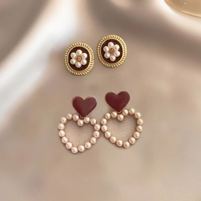 Wholesale s925 silver needle niche high-end female temperament earrings