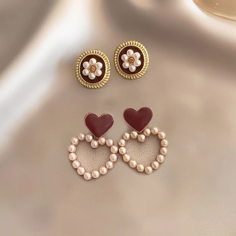 Wholesale s925 silver needle niche high-end female temperament earrings