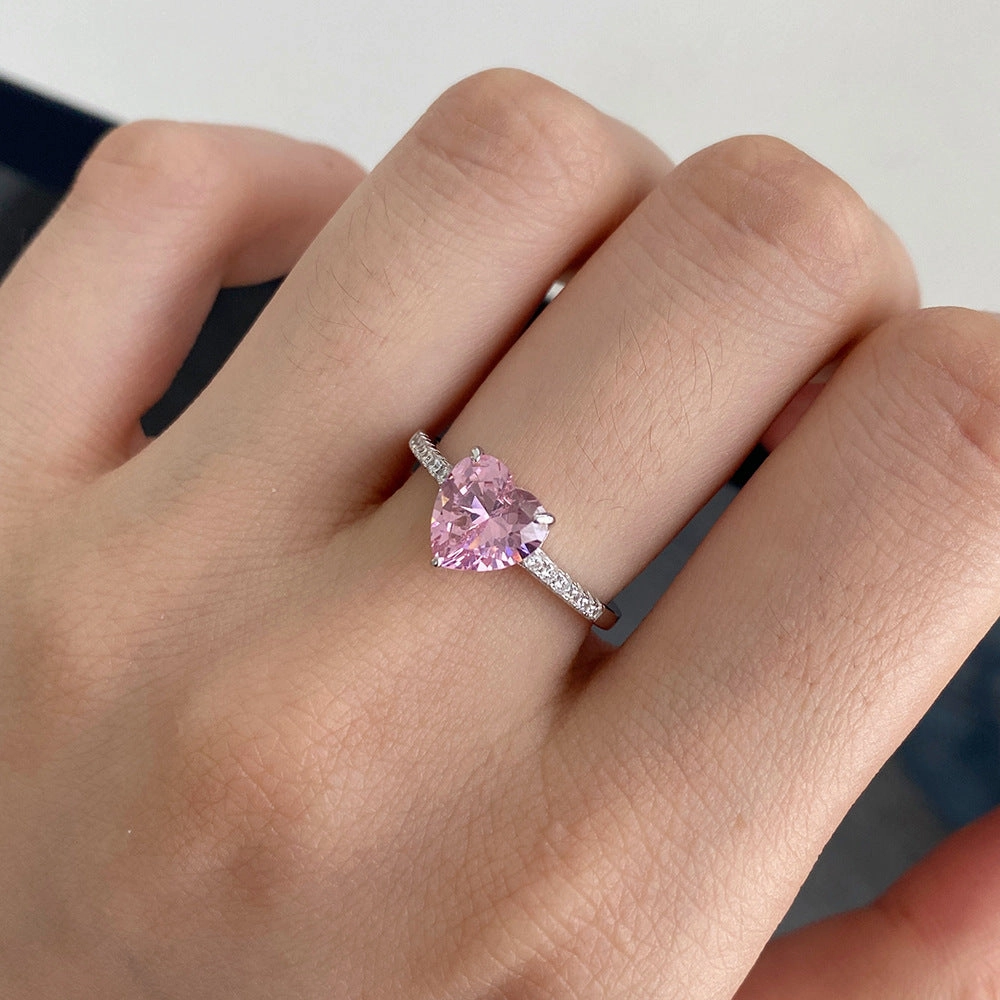 Wholesale S925 Sterling Silver Fashion Light Luxury Design Ring