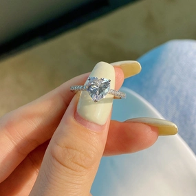 Wholesale S925 Sterling Silver Fashion Light Luxury Design Ring