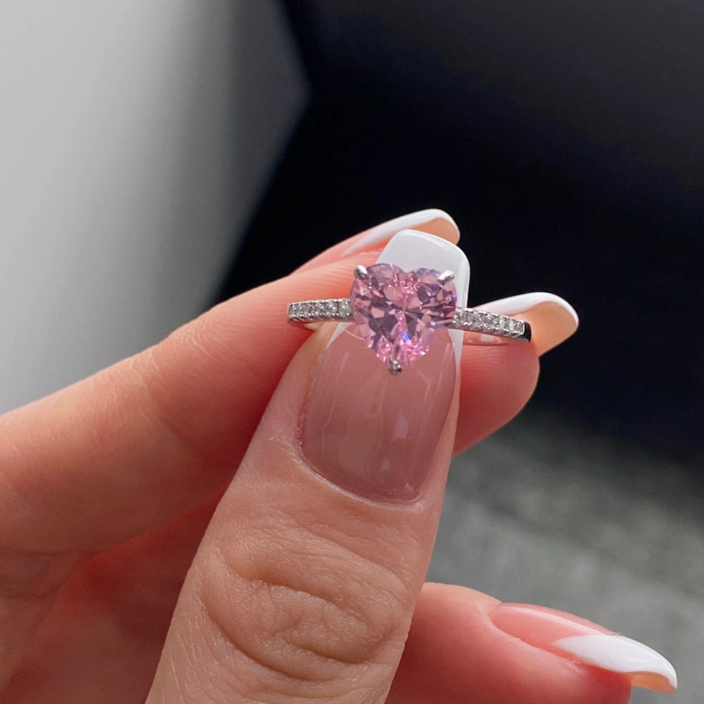 Wholesale S925 Sterling Silver Fashion Light Luxury Design Ring