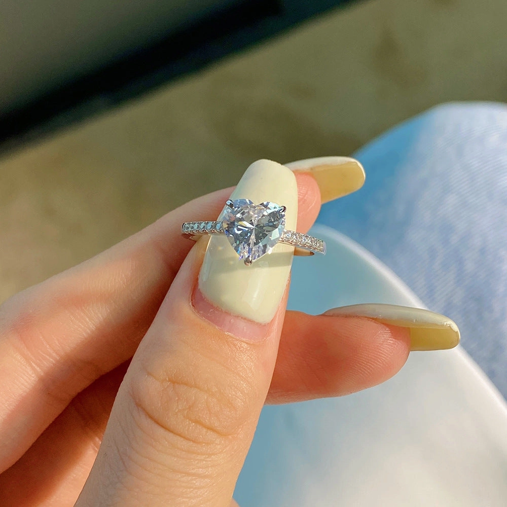 Wholesale S925 Sterling Silver Fashion Light Luxury Design Ring