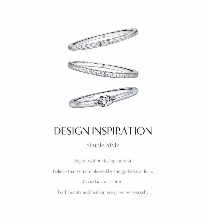 Wholesale S925 Sterling Silver Tinfoil Irregular Cross-line Textured Ring