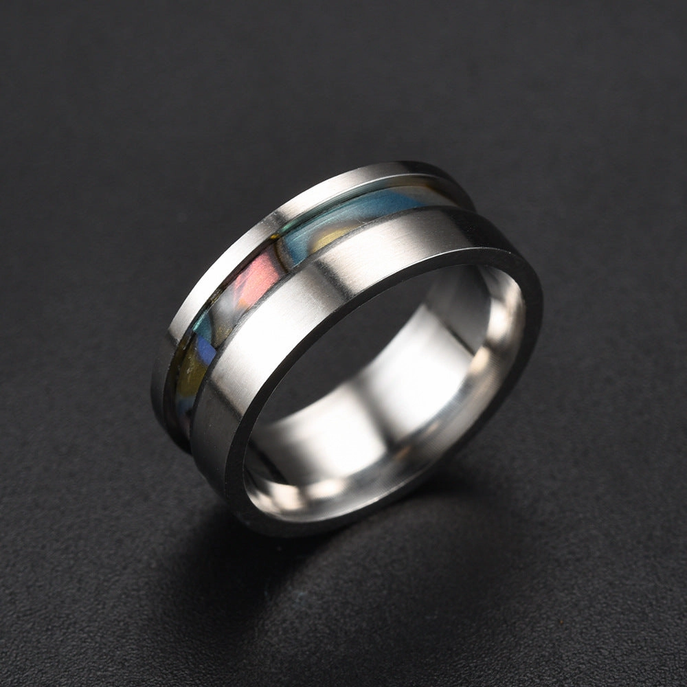 Wholesale Seashell Couple Stainless Steel Rings
