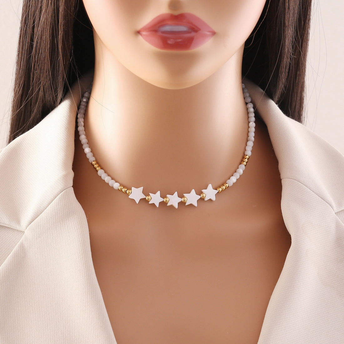 Wholesale Seashell Heart Star Butterfly Stainless Steel Necklaces