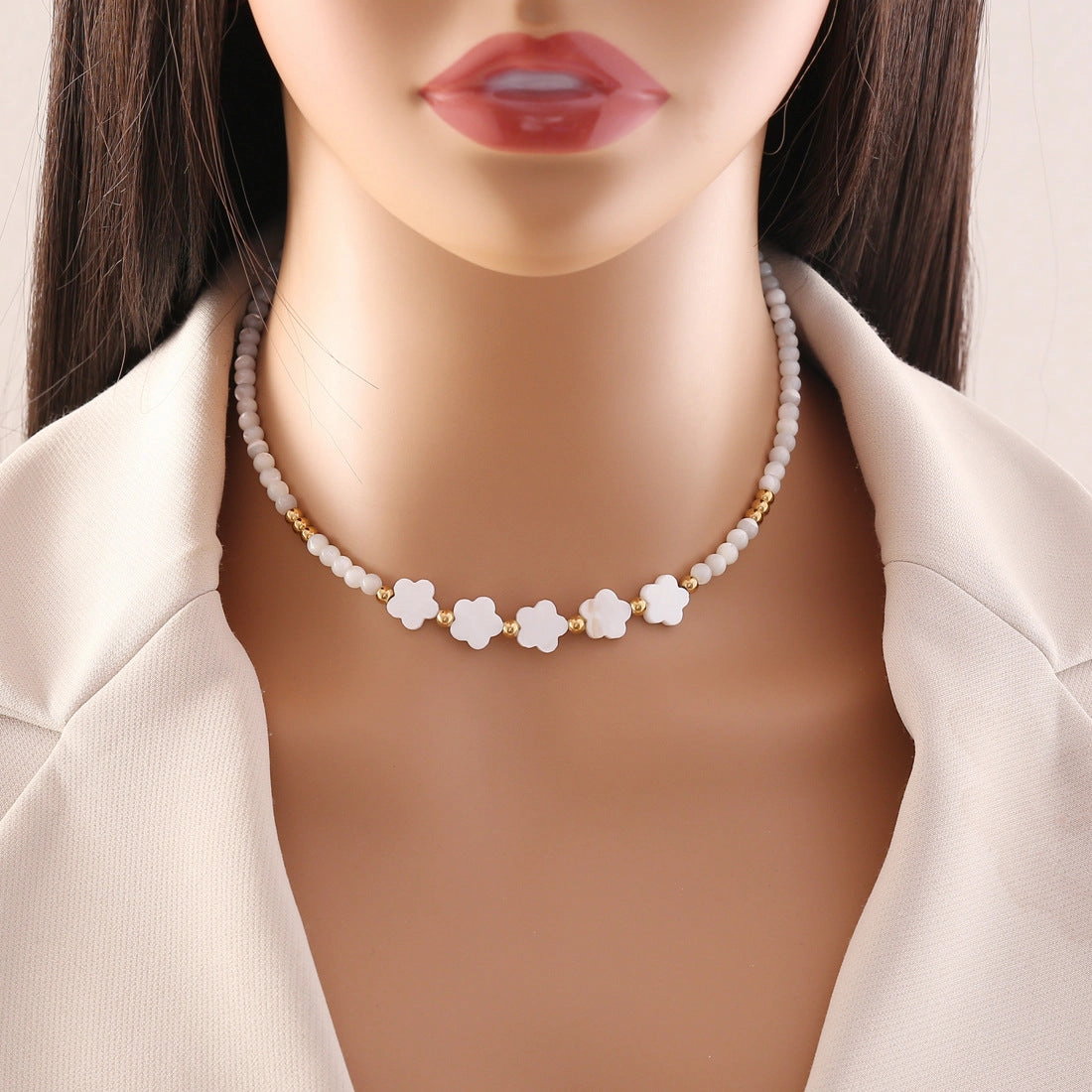 Wholesale Seashell Heart Star Butterfly Stainless Steel Necklaces