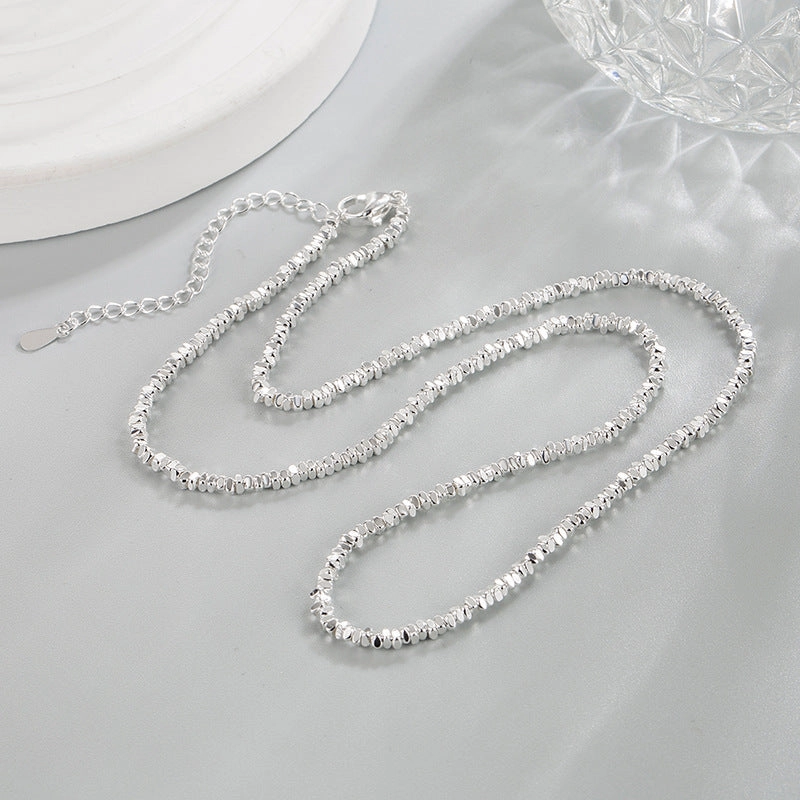 Wholesale Silver Necklace with Sparkling Silver