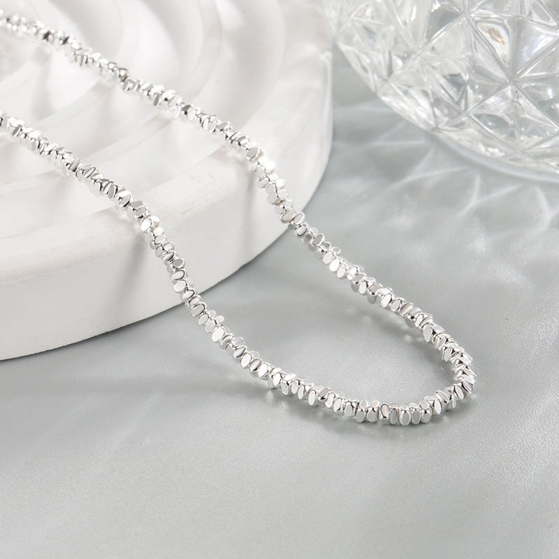 Wholesale Silver Necklace with Sparkling Silver