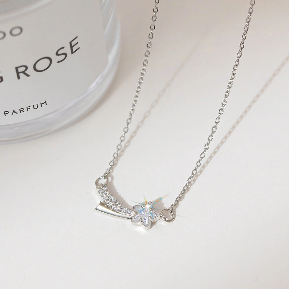 Wholesale Simple and Color Preserving Titanium Steel Women's Versatile Niche High End Exquisite Light Luxury Versatile Simple Necklace