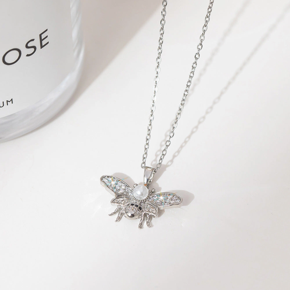 Wholesale Simple and Color Preserving Titanium Steel Women's Versatile Niche High End Exquisite Light Luxury Versatile Simple Necklace