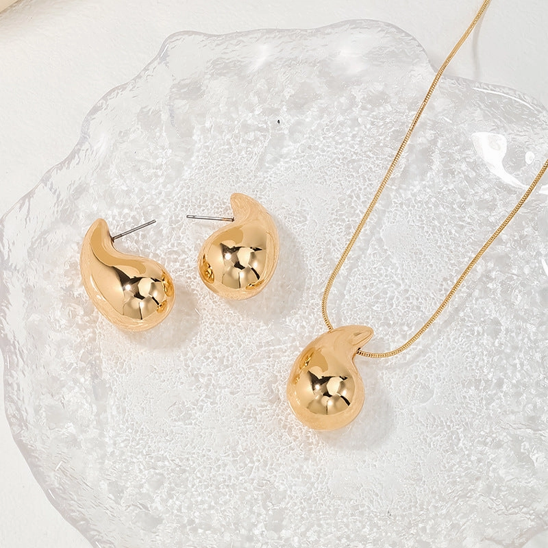 Wholesale  simple fashion jewelry drop earrings necklace
