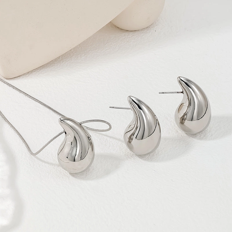Wholesale  simple fashion jewelry drop earrings necklace