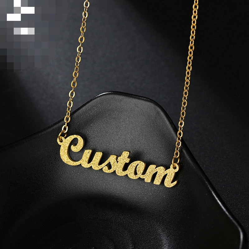 Wholesale Simple Ladies Stainless Steel Necklace