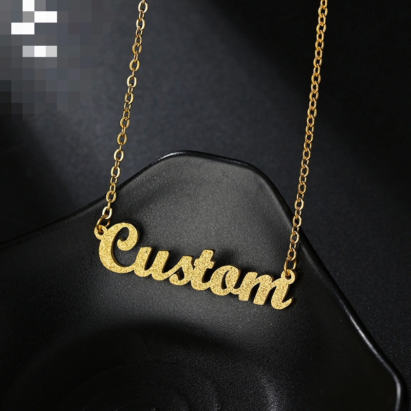 Wholesale Simple Ladies Stainless Steel Necklace