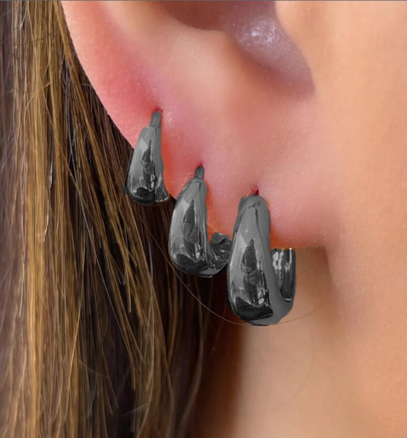 Wholesale Simple large earrings, high-end niche