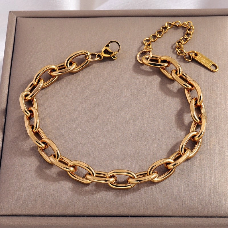 Wholesale Simple Love Titanium Steel Versatile Bracelet