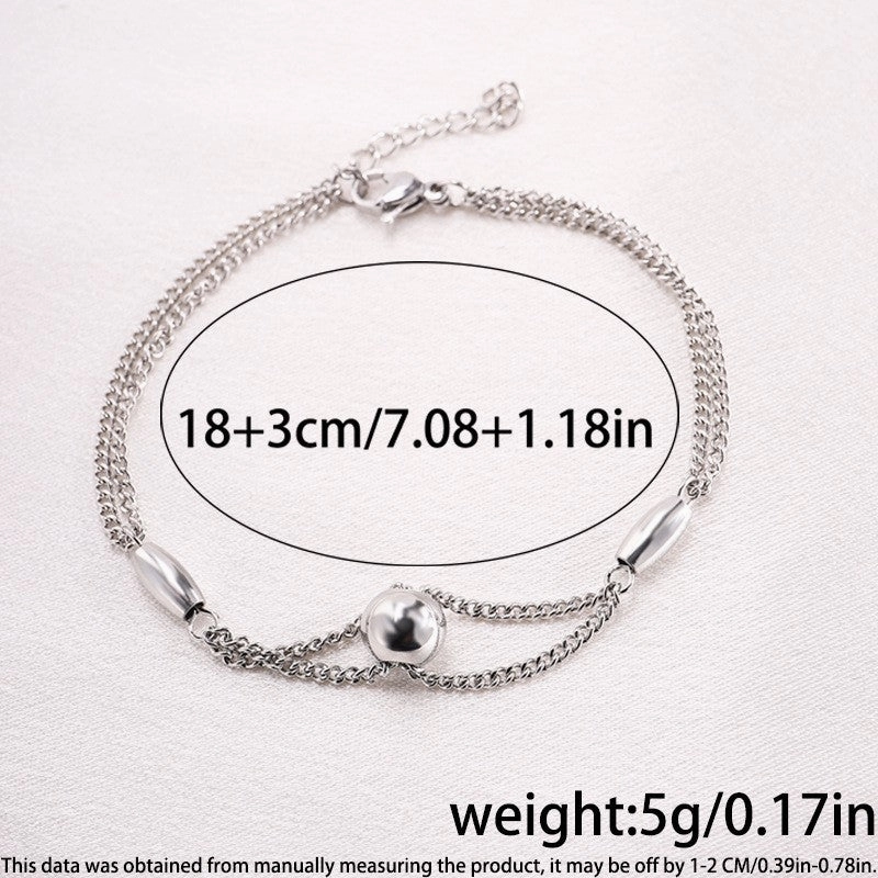 Wholesale Simple Love Titanium Steel Versatile Bracelet