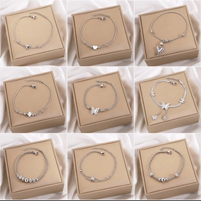 Wholesale Simple Love Titanium Steel Versatile Bracelet