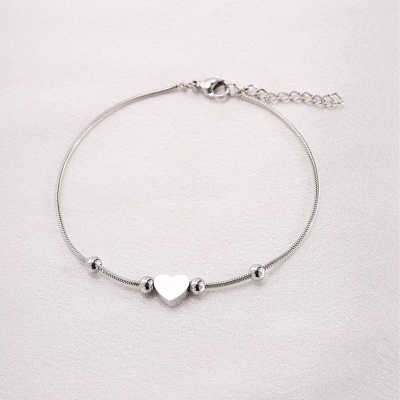 Wholesale Simple Love Titanium Steel Versatile Bracelet