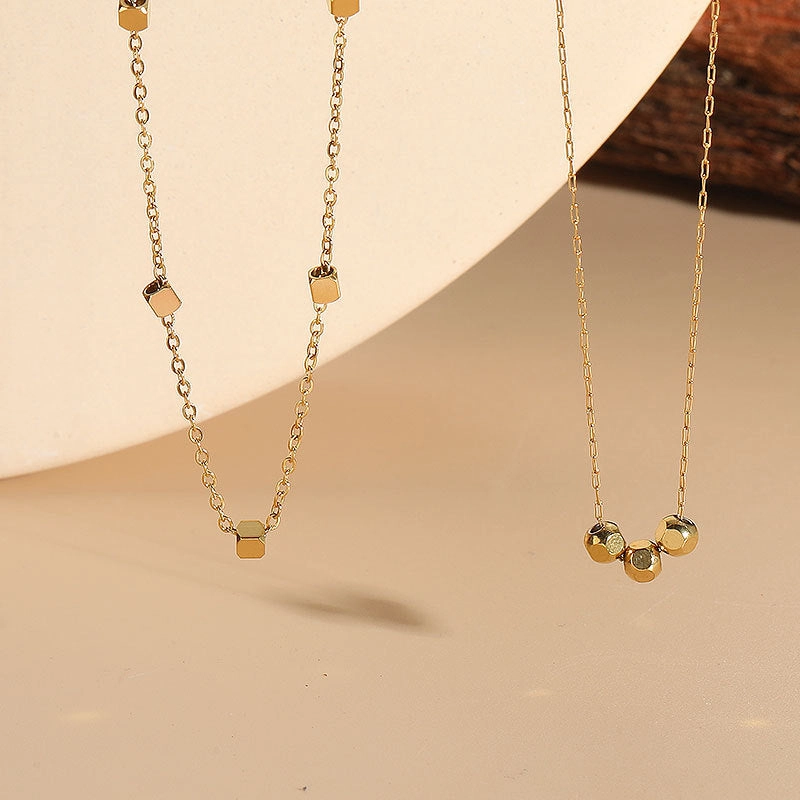 Wholesale Simple Luxury Fashion Versatile Titanium Steel Necklace
