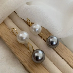 Wholesale Simple Retro Silver Gold Plated Earrings