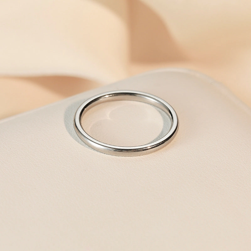 Wholesale Simple Stainless Steel Ring