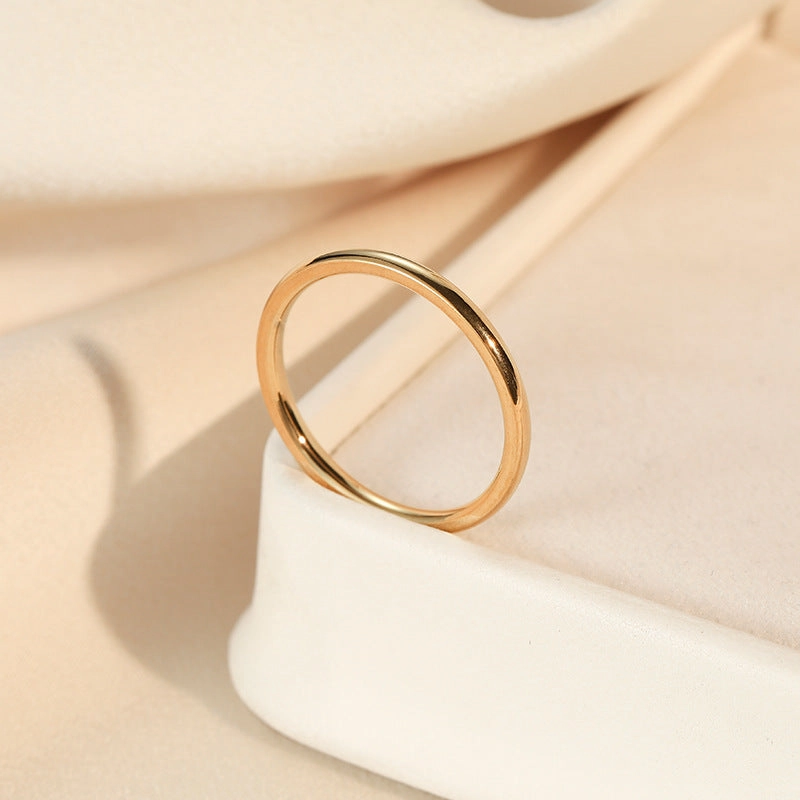 Wholesale Simple Stainless Steel Ring