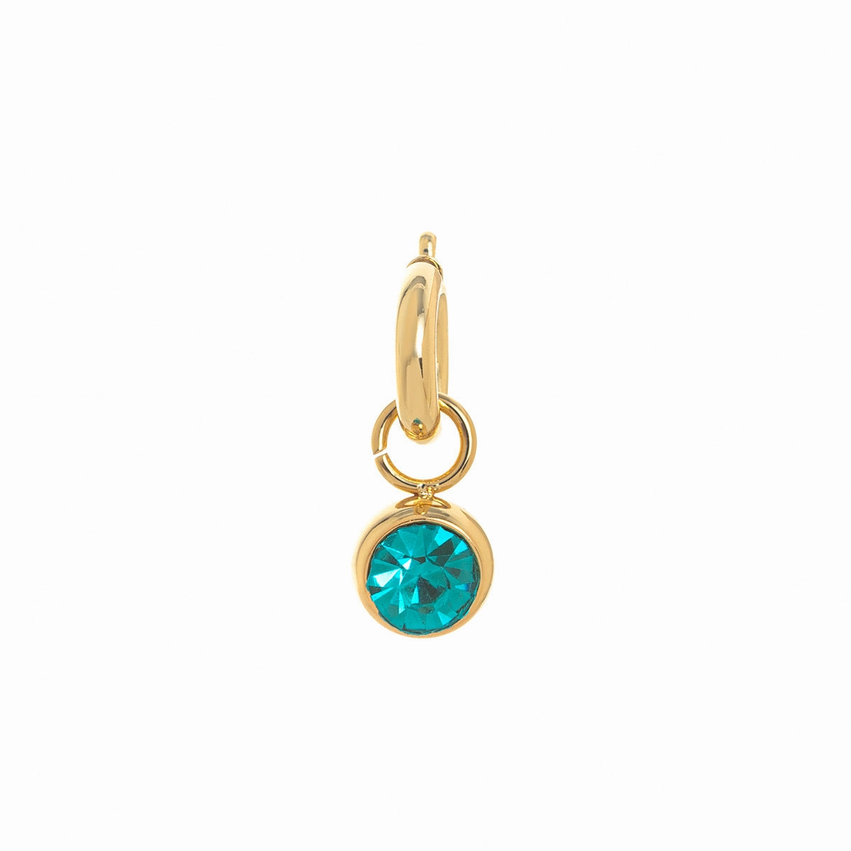 Wholesale Simple Twelve Birthstones Light Luxury Palm Moon Tai Chi Planet Gold-plated Pendant