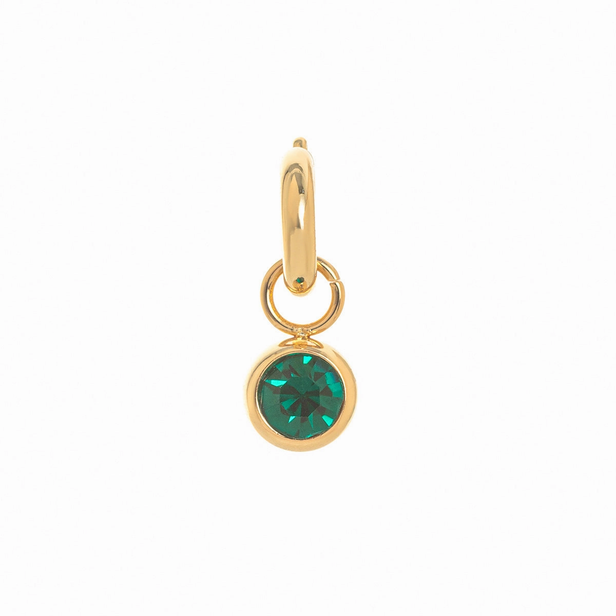 Wholesale Simple Twelve Birthstones Light Luxury Palm Moon Tai Chi Planet Gold-plated Pendant
