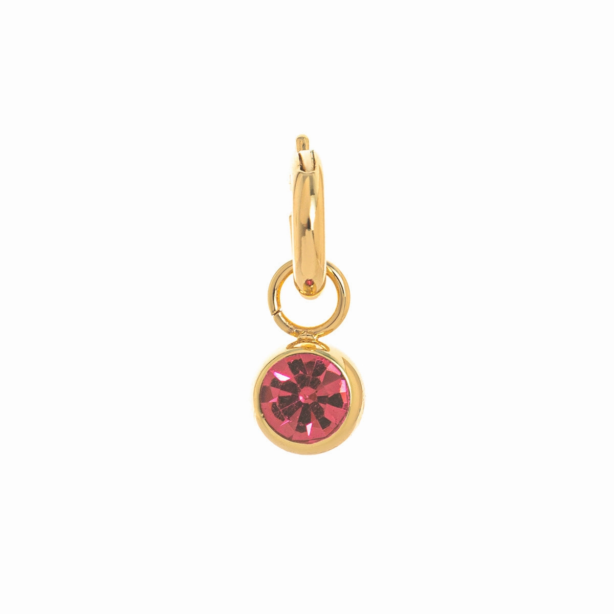 Wholesale Simple Twelve Birthstones Light Luxury Palm Moon Tai Chi Planet Gold-plated Pendant